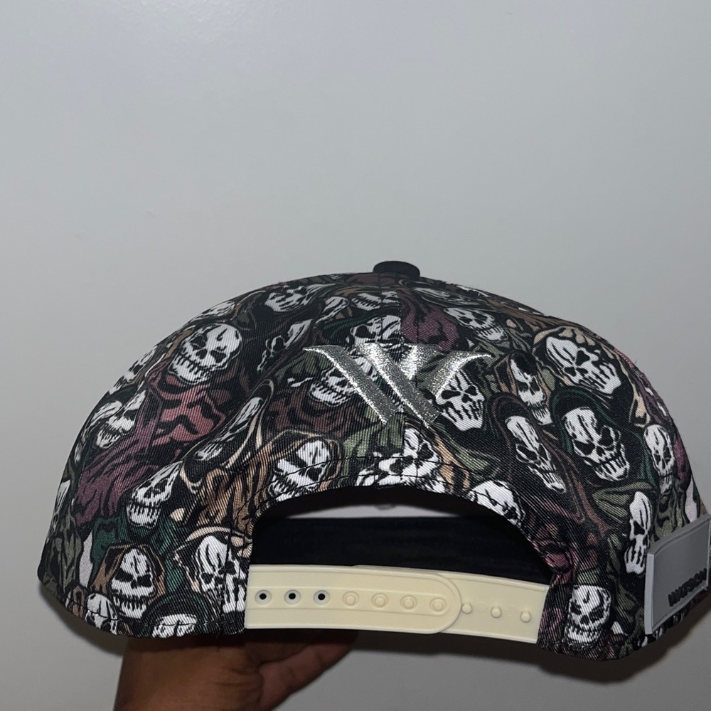 Watson Skull Pattern Snapback Hat - Multicolor NWT - image 4